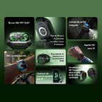 Watch Lumos N Montre connectée avec écran HD 2,01 pouces et étanchéité IP68