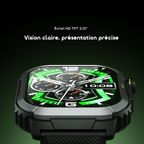 Watch Lumos N Montre connectée avec écran HD 2,01 pouces et étanchéité IP68