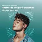 SpaceBuds Air+ Écouteurs True Wireless avec Finition Métallique et Résistance IPX4