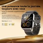 Watch Nova 2 2.01" AMOLED IP68 Curved Touchscreen Smart Watch