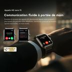 Watch Nova 2 2.01" AMOLED IP68 Curved Touchscreen Smart Watch