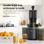 EasyJuice Extracteur de jus lent de 108 mm de diamètre