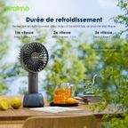 SmartHandheldfan 2 Ventilateur de table avec base lumineuse