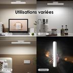 GlowMagnetic Lot de 2 lampes magnétiques 5 W 300 lumens