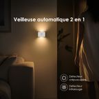 NightElfs Veilleuse à capteur 300 mAh