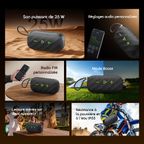 SpaceBox Active Enceinte portable sans fil FM personnalisée et puissante de 25 W