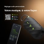 SpaceBox Active Enceinte portable sans fil FM personnalisée et puissante de 25 W