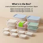 PureStore Silver Ion Freshness PP  Food Storage Container (15pcs)