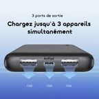 PowerFlow B11 Batterie externe 10 000 mAh 15 W