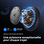 E-Scooter Moteur 350 W, autonomie 32 km Scooter électrique