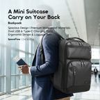 SpaceFolw Spacious Waterproof Backpack