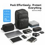 SpaceFolw Spacious Waterproof Backpack