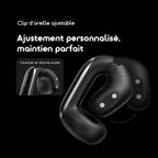 OpenSnap N2 سماعات أذن لاسلكية مفتوحة الأذن بتقنية الشحن السريع والتحكم التكيفي في مستوى الصوت