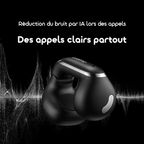 OpenSnap N2 سماعات أذن لاسلكية مفتوحة الأذن بتقنية الشحن السريع والتحكم التكيفي في مستوى الصوت