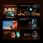 Watch Nova 2N Montre intelligente AMOLED 33 jours de veille de 1,93 "