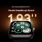 Watch Nova 2N Montre intelligente AMOLED 33 jours de veille de 1,93 "