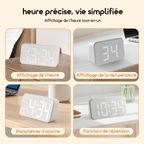 ClockPoint Air Réveil rechargeable