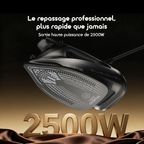 Steamcore Fer à repasser électrique haute puissance 2500W