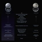 SpaceBuds 2 Écouteurs True Wireless AI Smart – Gris spatial