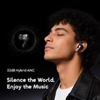 SpaceBuds 2 & Necklace Lite AI Smart True Wireless Earbuds-Space Grey & Call Vibration Wireless Earphones