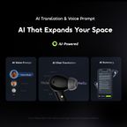 SpaceBuds 2 & Necklace Lite AI Smart True Wireless Earbuds-Space Grey & Call Vibration Wireless Earphones
