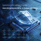 10000mAh Power Bank PowerFlow L1 efficace et fin