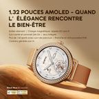 Watch Muse 2 Montre Connectée AMOLED 1,32” au Design Diamant