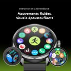 Watch Nova 2R Montre connectée axée sur la santé et riche en fonctionnalités