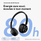 BoomPop Air Lightweight On-Ear Wireless Headphones