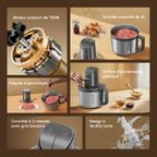 PowerMince Hachoir à viande PowerMince Moteur puissant 700W Grande capacité 4L
