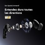 SpaceBuds 2 Écouteurs True Wireless AI Smart – Gris spatial
