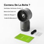 AirDock Nova Ventilateur De Bureau Hydratant Et Rafraîchissant