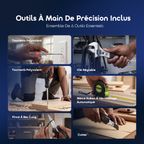 GearUp Ensemble d’outils multifonction portable de 40 pièces