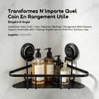 AngleFit Capacité De Charge 6kg Antirouille-Sans Outil-Étagère D’angle