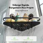 AngleFit Capacité De Charge 6kg Antirouille-Sans Outil-Étagère D’angle