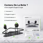AngleFit Capacité De Charge 6kg Antirouille-Sans Outil-Étagère D’angle