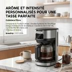 BrewDrip Cafetière Filtre 1.5L Avec Minuterie LED