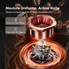 BeanGrind Pro Broyeur À Meules Coniques Avec Contrôle Intelligent Précis