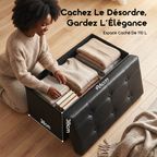 Cozy Pro Pouf De Rangement Pliable 110 L