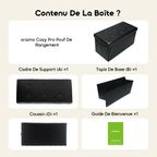 Cozy Pro Pouf De Rangement Pliable 110 L