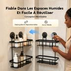 DuoNest Panier De Rangement Double Niveau Sans Clou