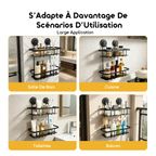 DuoNest Panier De Rangement Double Niveau Sans Clou