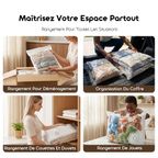 VenusVac Sacs De Rangement Sous Vide Translucides