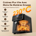 NutriFry S1 Friteuse À Air Haute Température 6 L 1500 W 230 °C