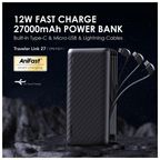 Traveler Link 27 27000mAh 12W Power Bank