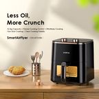 SmartAirFryer 1500W Fritadeira Inteligente 5L  com Visor
