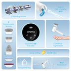 Ultra Cleaner Scrubber Cordless 1.5H Runtime Electric Spin Brush with 5 Replacement Heads