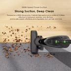 SmartVacuum Corded Vacuum Cleaner with 5m Cord, 500W High Speed Powerful Suction