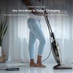 SmartVacuum Corded Vacuum Cleaner with 5m Cord, 500W High Speed Powerful Suction