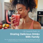 SmartBlender Sleek 1.5L 2 Speeds Blender